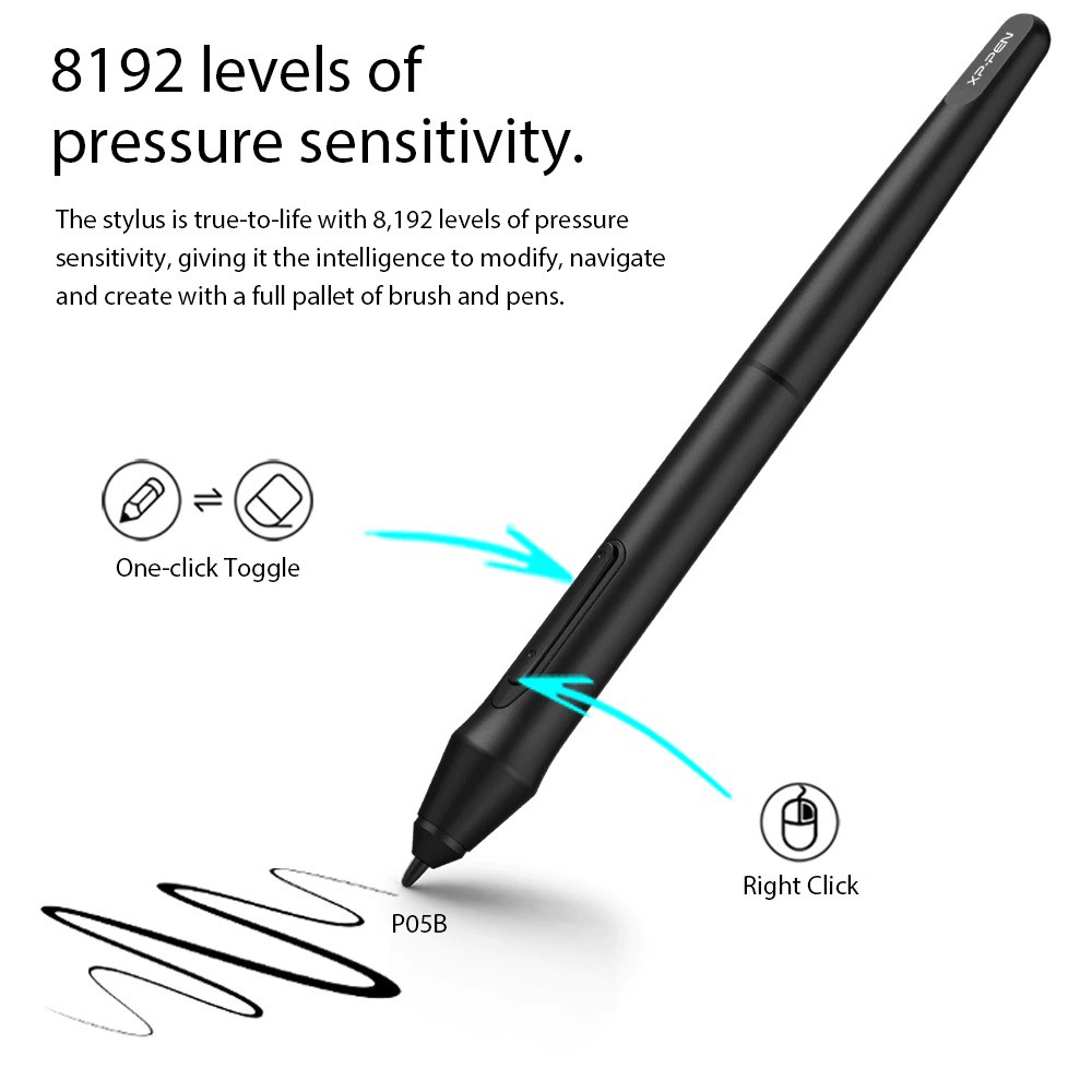 Bảng vẽ máy tính XP-Pen Deco 01 V2 hỗ trợ kết nối với điện thoại Andoird - Bảng vẽ đồ họa kèm bút vẽ không pin