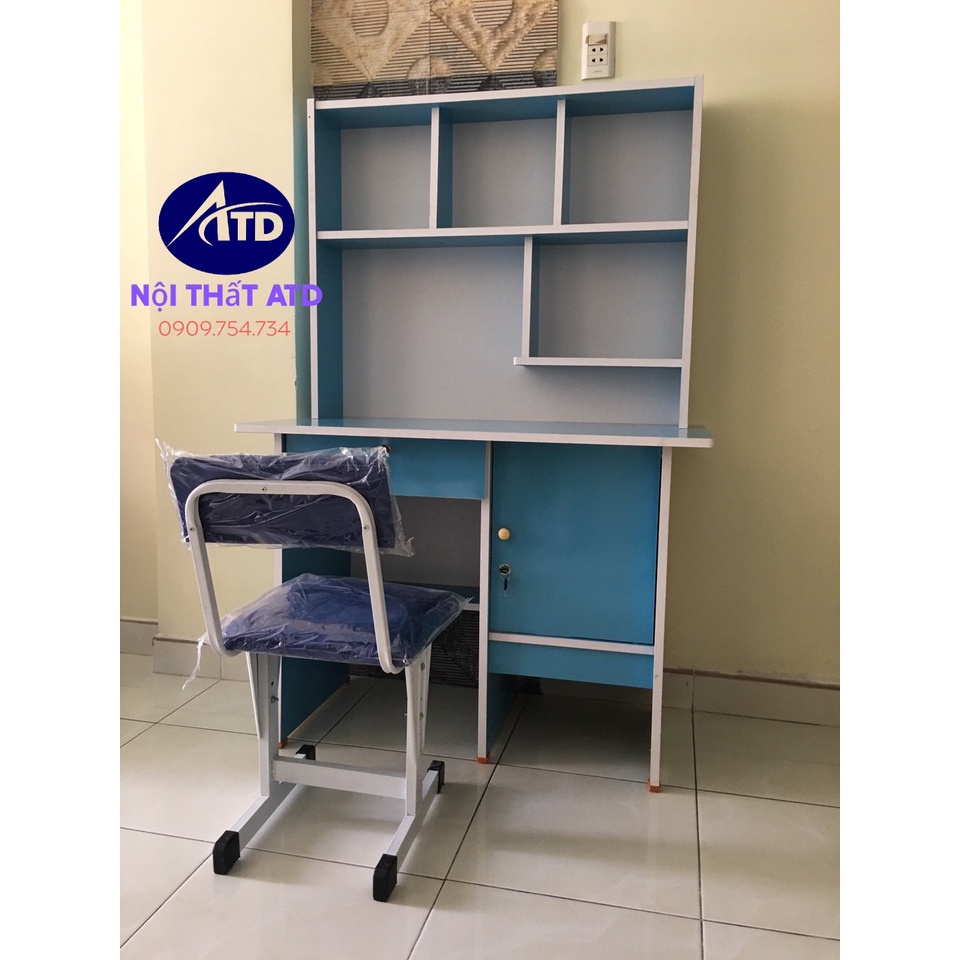 Bàn học sinh giá rẻ, bàn học sinh tiểu học ván okal nhiều màu cho bé