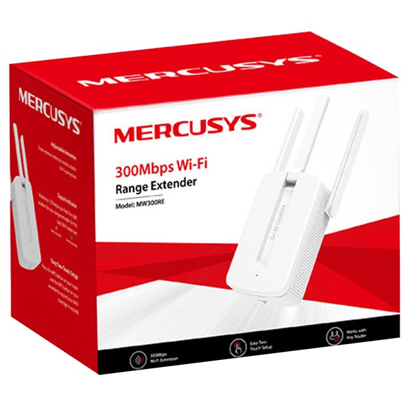 Bộ kích sóng wifi Mercusys MW300re 3 râu cực mạnh,Kich wifi,cục hút wifi,kích sóng wifi,VDS shop 4.8