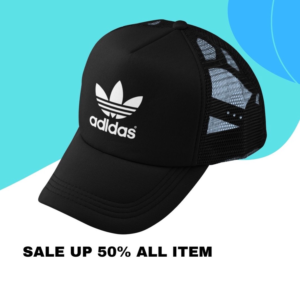 Mũ lưỡi trai phối lưới thời trang cá tính | Mũ thể thao Adidas thời trang năng động