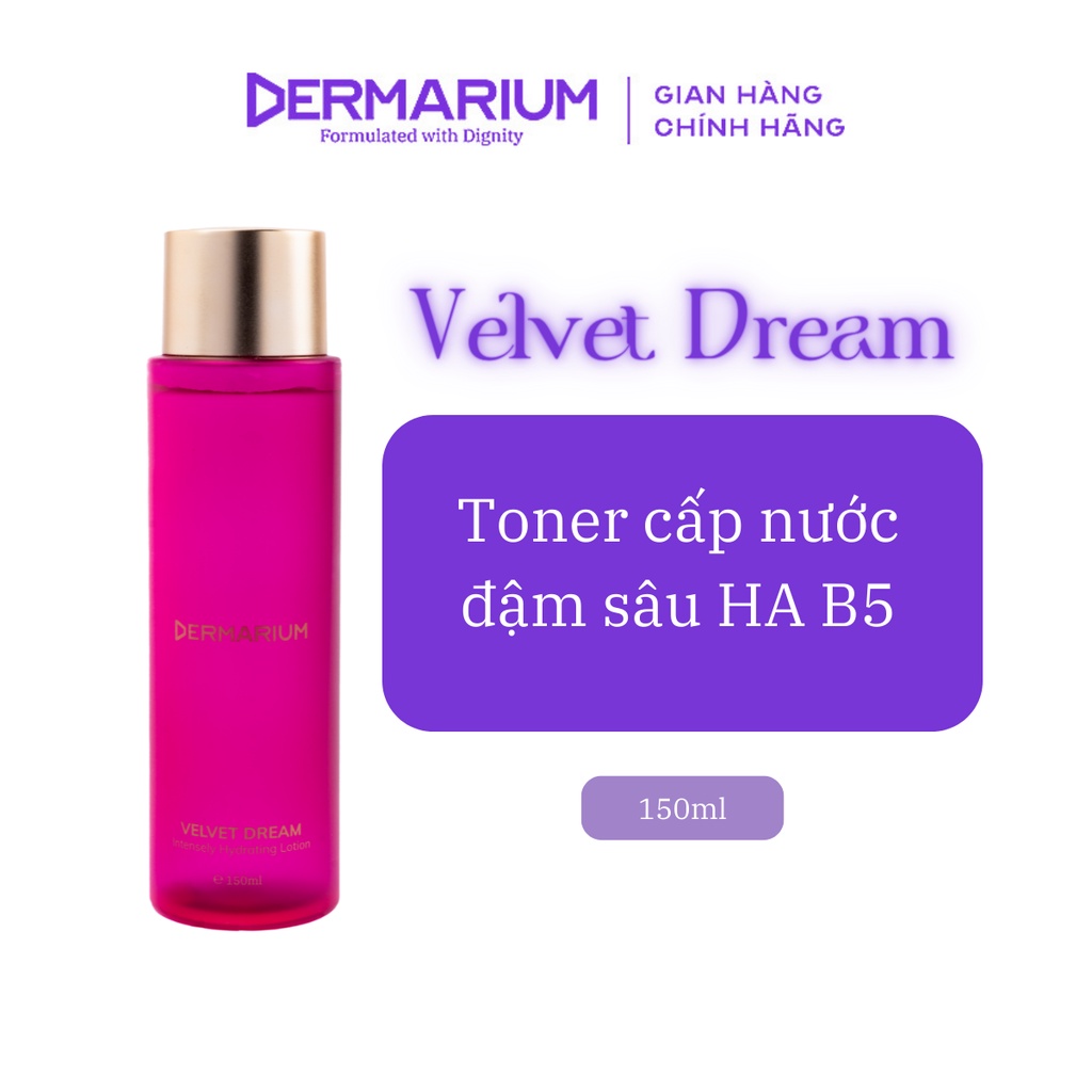 Dermarium Velvet Dream - Cấp nước đậm sâu cho làn da căng bóng