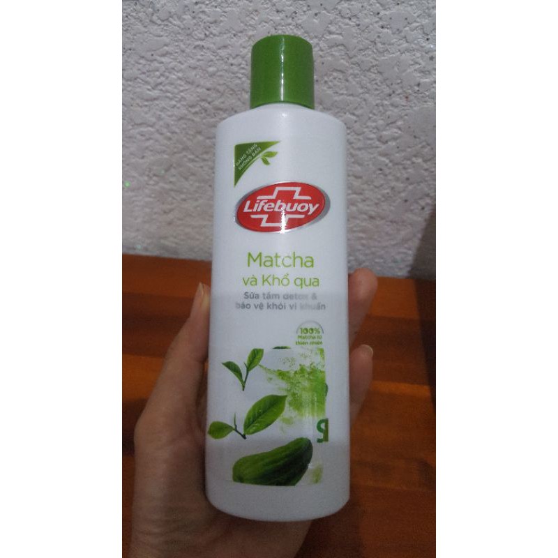 Combo 2c sữa tắm Lifebuoy matcha và khổ qua