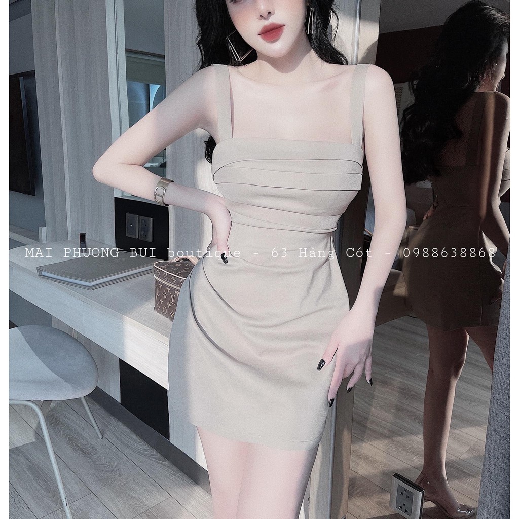 VÁY 2 DÂY THIẾT KÊ MPB