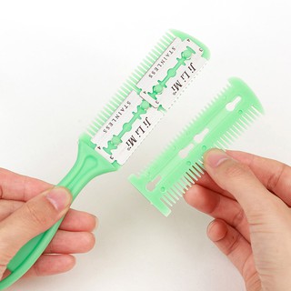 Convenient razor-shaped hair trimmer