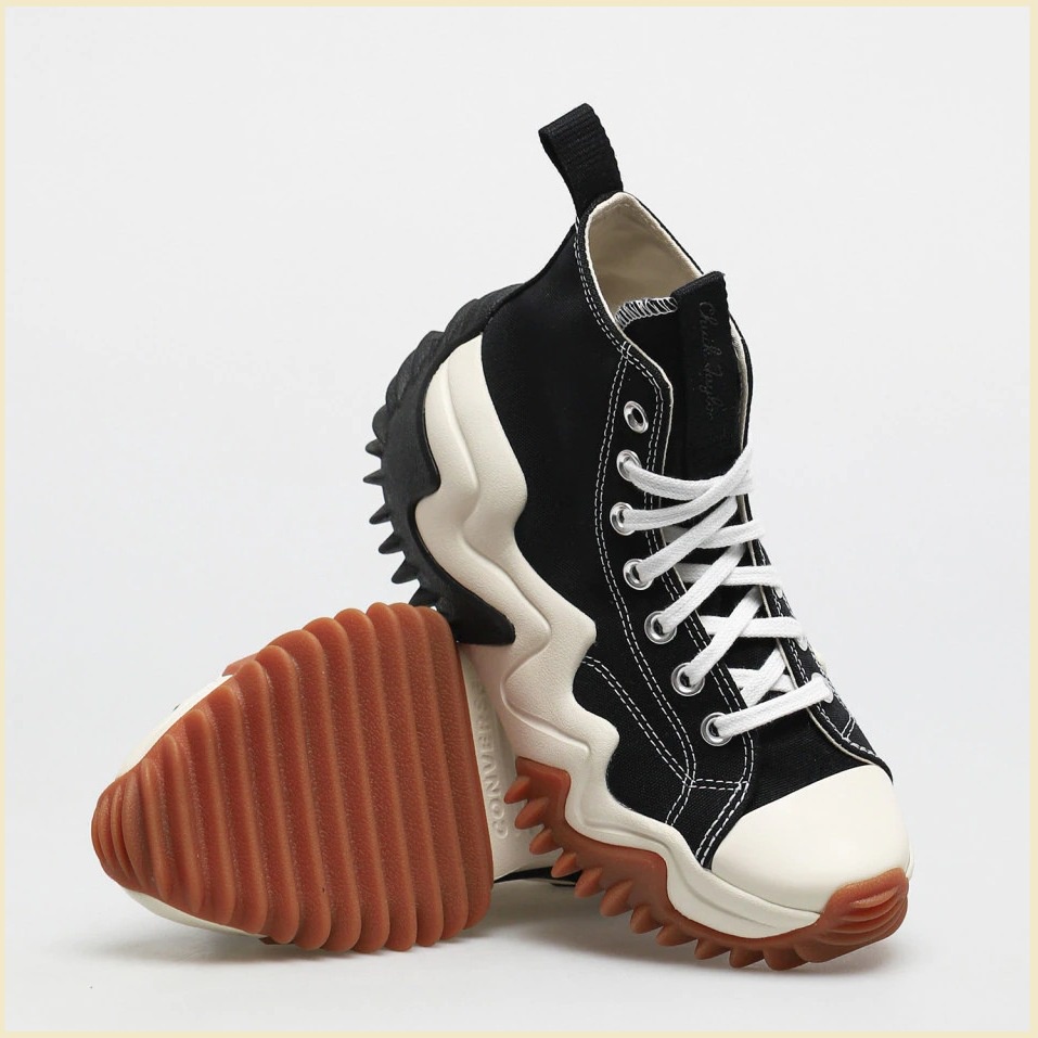 Giày Sneaker Converse run motion cao cổ màu đen