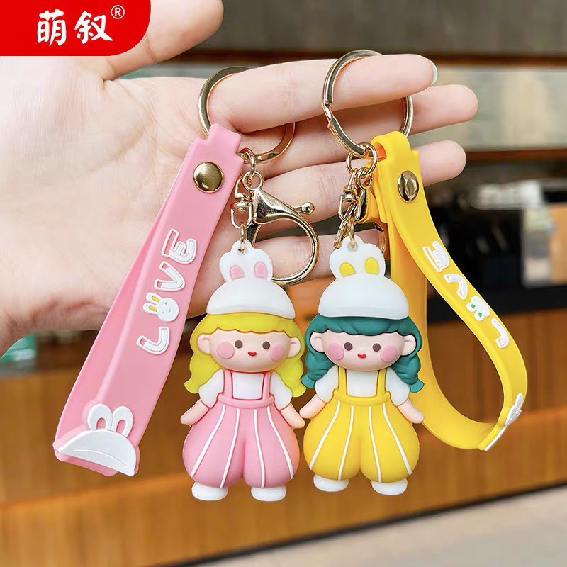 Móc khoá treo búp bê _ công chúa đủ màu sắc làm quà tặng