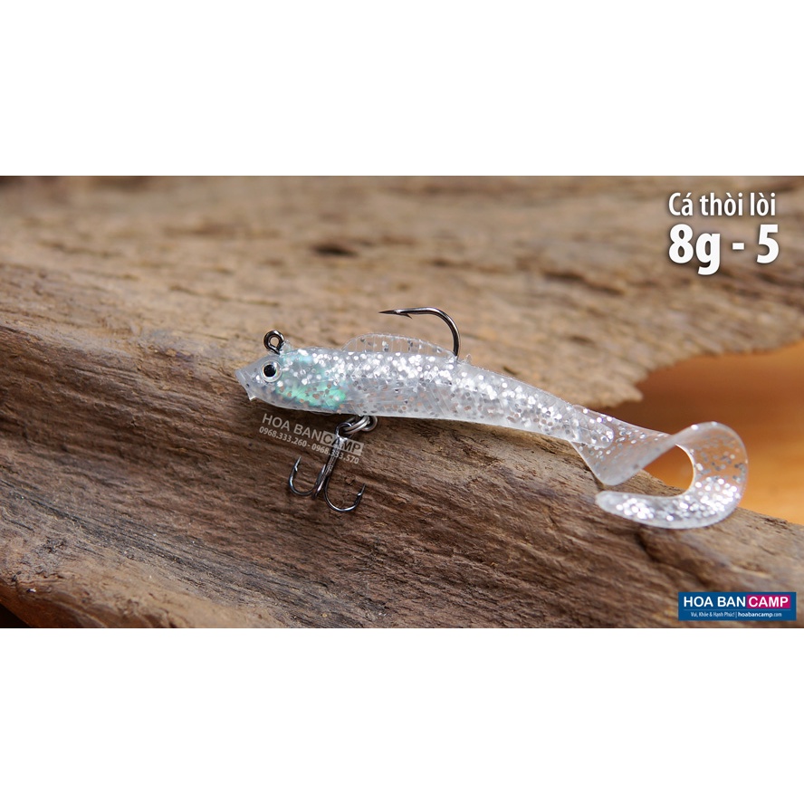 Mồi Lure Cá Thòi Lòi Kèm Lưỡi | 8g - 12g