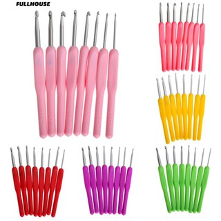 Bộ 8 cây móc len kích cỡ từ 2.5-6mm