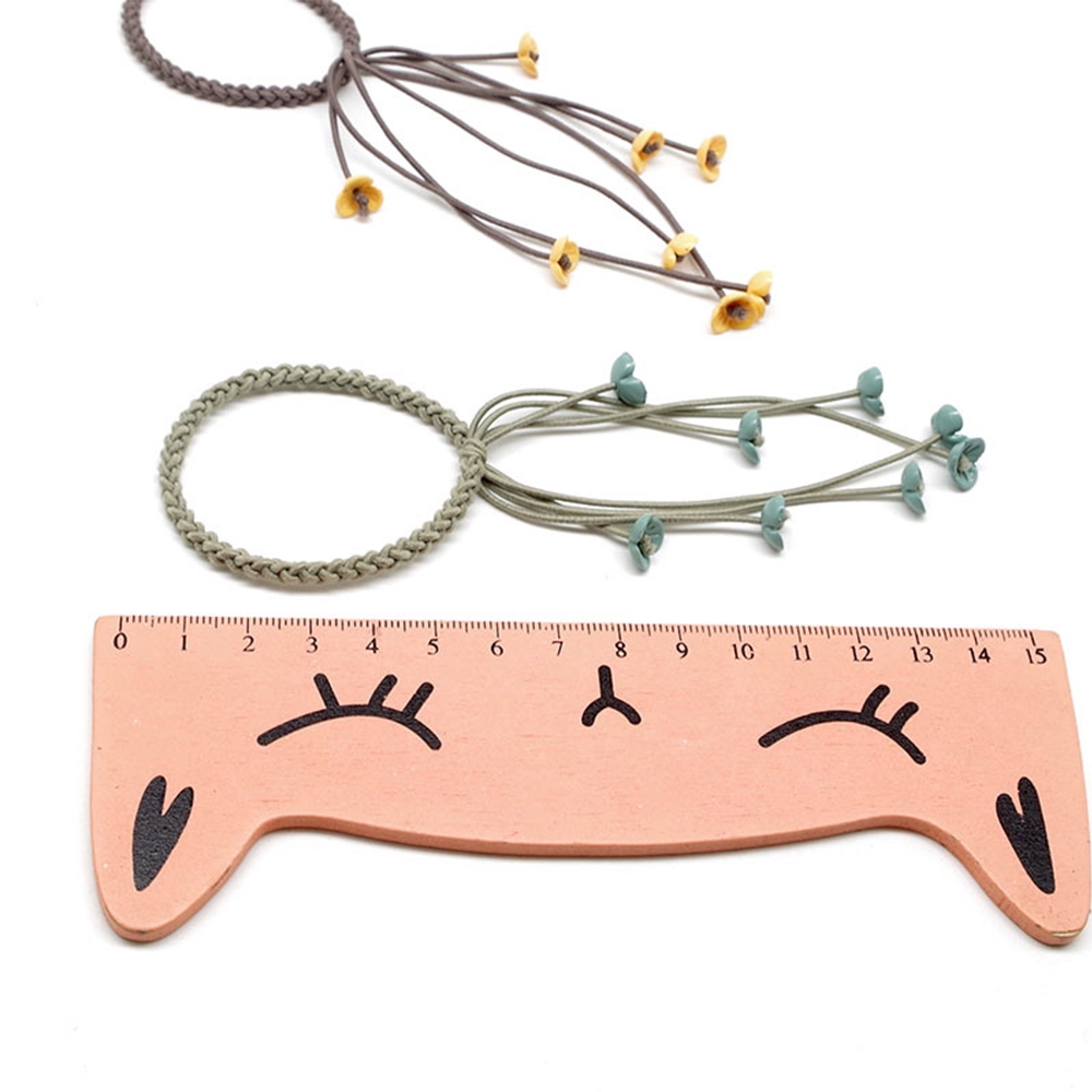 Dây buộc tóc họa tiết bông hoa xinh xắn