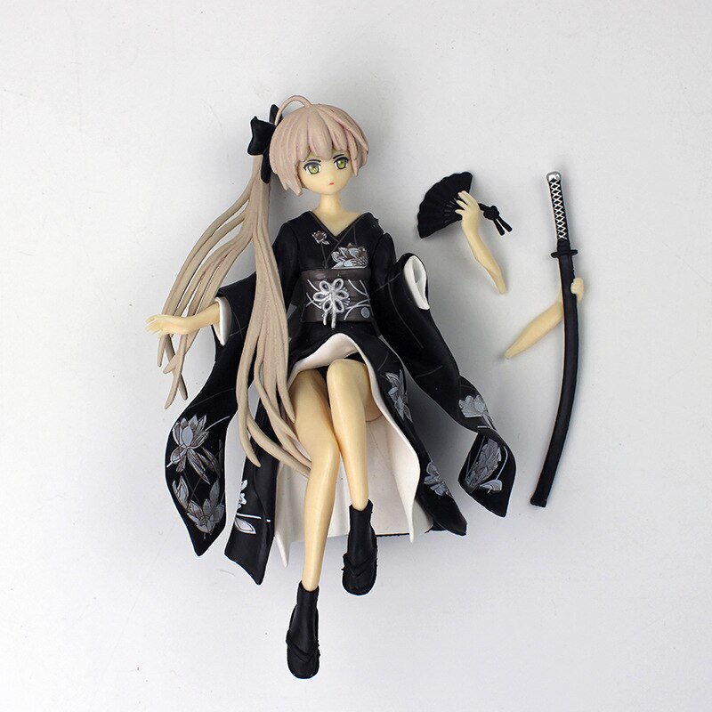 Yosuga No Sora Figure: 14cm Kasugano Sora Anime Action PVC Collectible Kimono Figurine Model Doll Toys for Office Home Decoration Gift