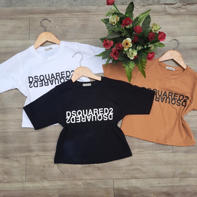 [Freeship+Video] ÁO CROPTOP IN CHỮ DSQUARSD2