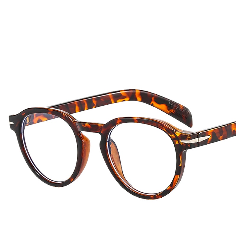 Mắt Kính Gọng Tròn Chống Ánh Sáng Xanh Thời Trang Retro Cho Nam