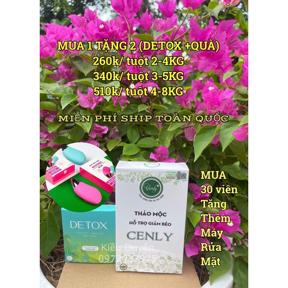 Giảm Cân 30 viên Lì Xì tặng detox + quà