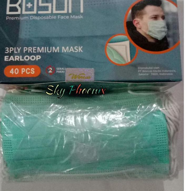 (Hàng Mới Về) Set 40 Mặt Nạ Chăm Sóc Da Mặt Boson Earloop Promo 3 | BigBuy360 - bigbuy360.vn