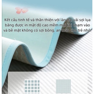 Chiếu mây điều hoà lót xe đẩy cho bé