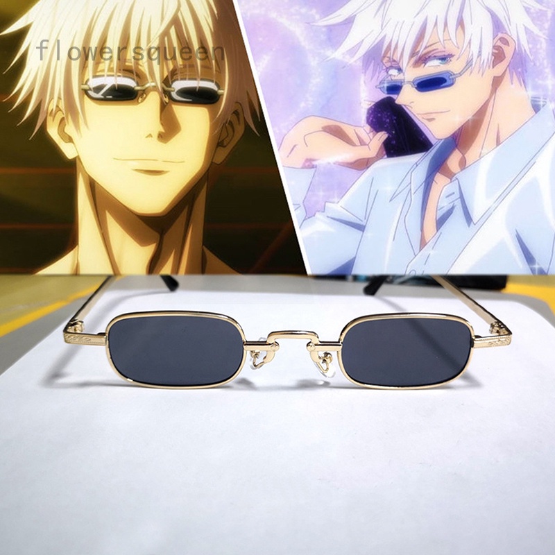 flowersqueen Mắt Kính Đen Hóa Trang Nhân Vật Anime Jujutsu Kaisen
