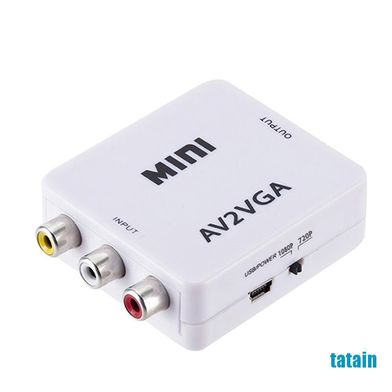 Bộ chuyển đổi video từ Av Rca sang Vga Hd 1080p chuyên dụng