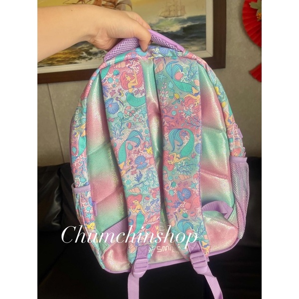 Balo Smiggle Disney bản limited hoạ tiết Tiên cá, Cinderella, spiderman siêu nhẹ cho học sinh cấp 1-2