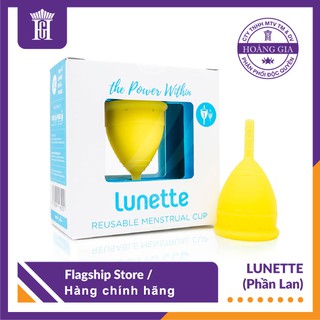 Cốc nguyệt san Lunette (Vàng) NK Phần Lan - HÀNG CHÍNH HÃNG - Lunette Menstrual Cup Yellow
