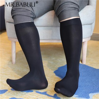 Đôi tất nhung dài màu đen quyến rũ cho nam