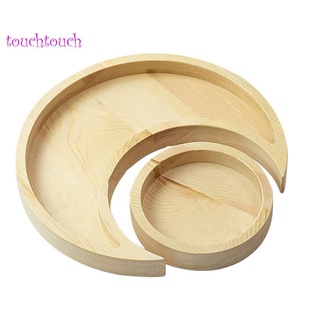 Tray Crystal Holder for Stones Crystal Tray Decor Wooden Tray
