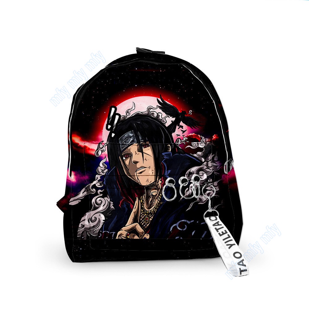 Balo Đi Học In Họa Tiết Naruto Sasuke Kakashi Cỡ Nhỏ Cho Bé Trai/Bé Gái