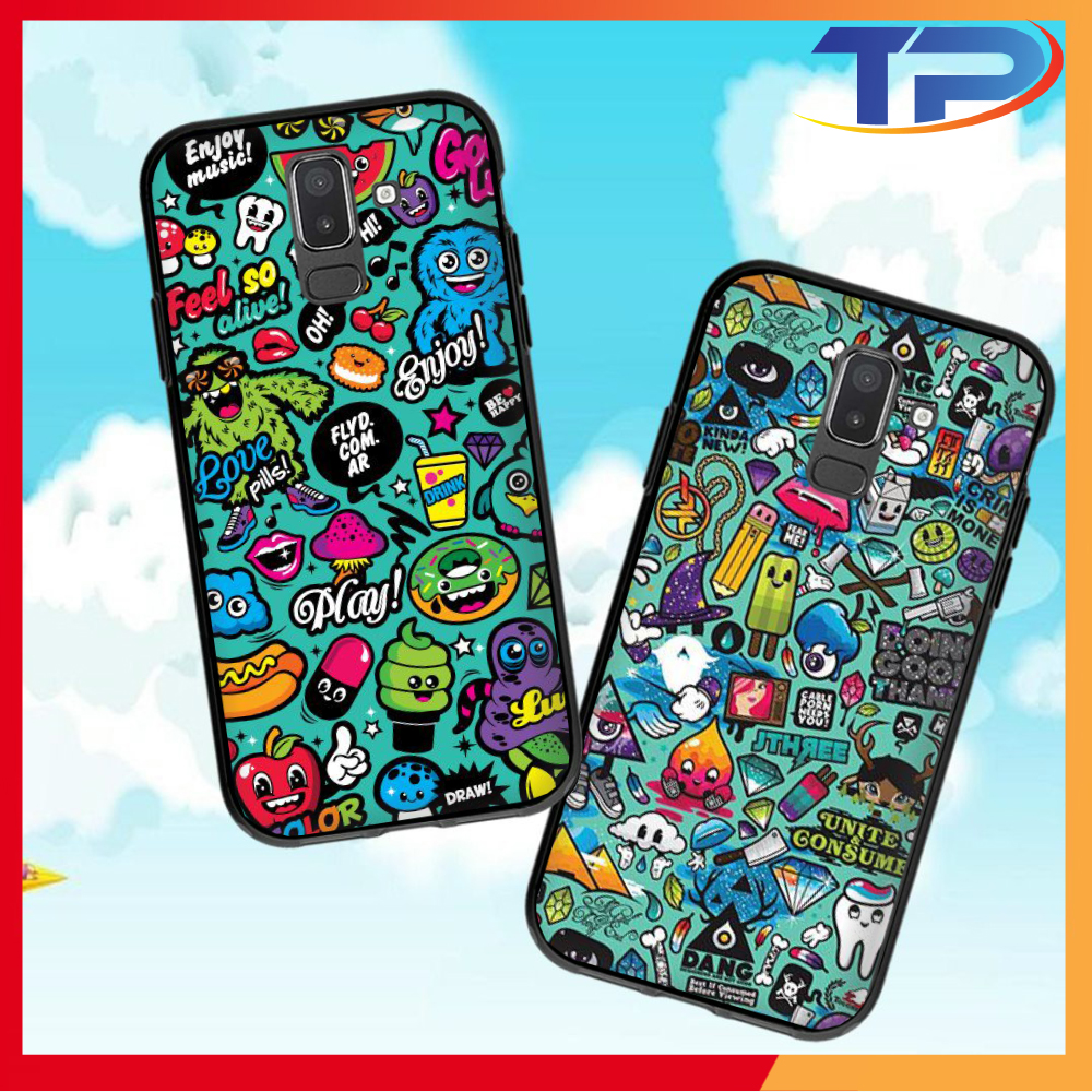 Ốp lưng Samsung Galaxy J8 / J7 Plus / J7 Pro /J7 Prime / J6 Plus / J6 / J4 Hình Graffiti 01