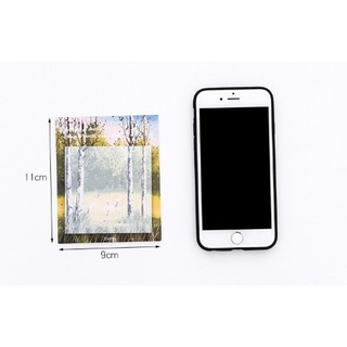 Giấy note (Sticky note) - Chủ đề Oil painting