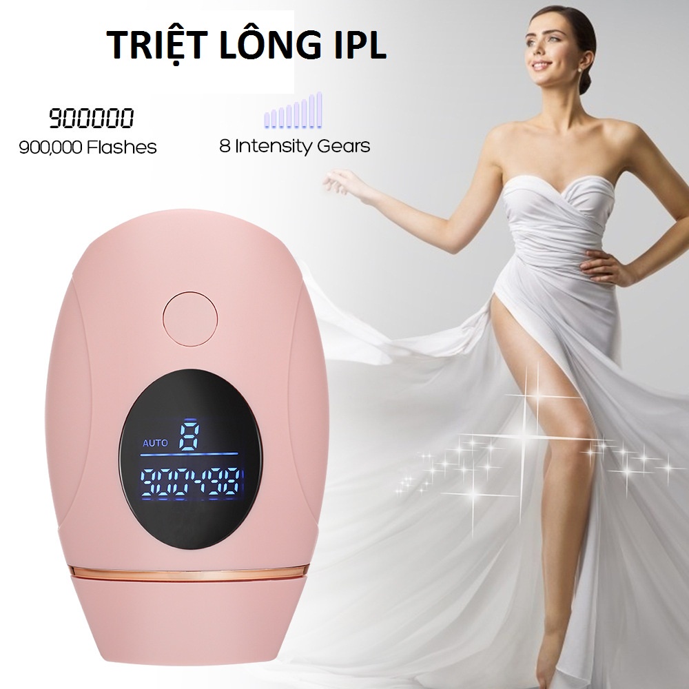 Máy triệt lông vĩnh viễn IPL 8 cấp độ 900.000 xung