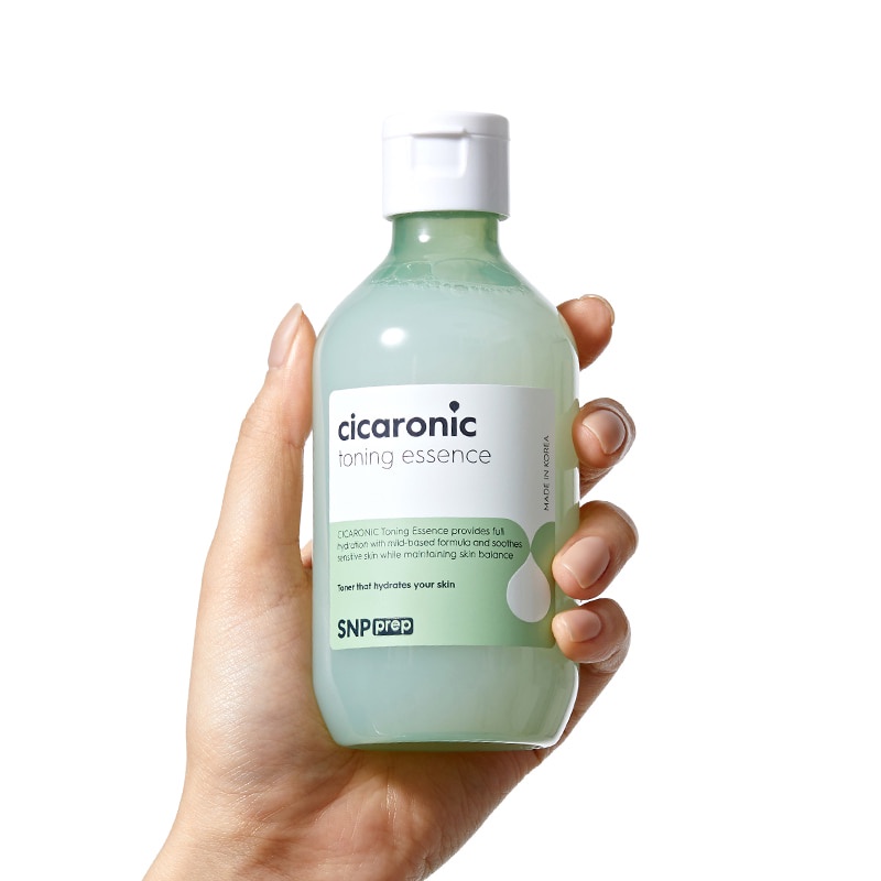 Nước Hoa Hồng SNP Prep Cicaronic Toning Essence Làm Dịu Phục Hồi Tái Tạo Da 220ml