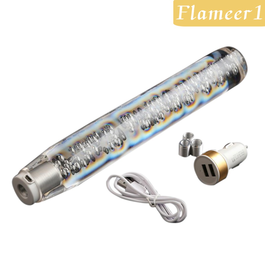 [flameer1] Cần Gạt Chuyển Số Ô Tô Hình Bong Bóng Pha Lê Có Đèn LED Thông Dụng 30CM