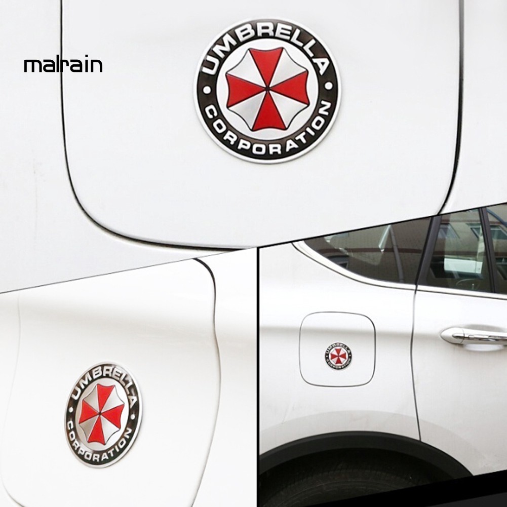 1/2 Miếng Dán 3d Hợp Kim Nhôm Cho Xe Hơi