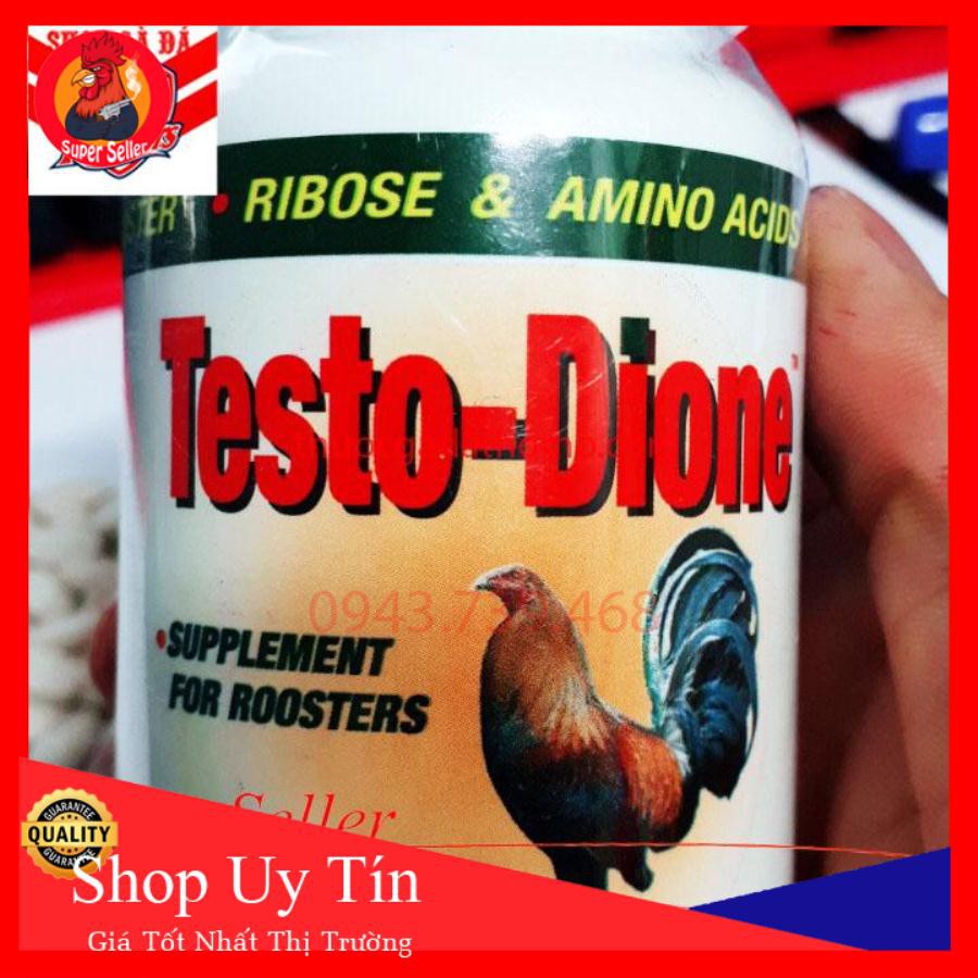 Testo Dione-Sản Phẩm Nuôi Chiến Kê Chế Độ Đá-Dùng Cho Gà Tơ Cự Yếu Lõn Lẽn