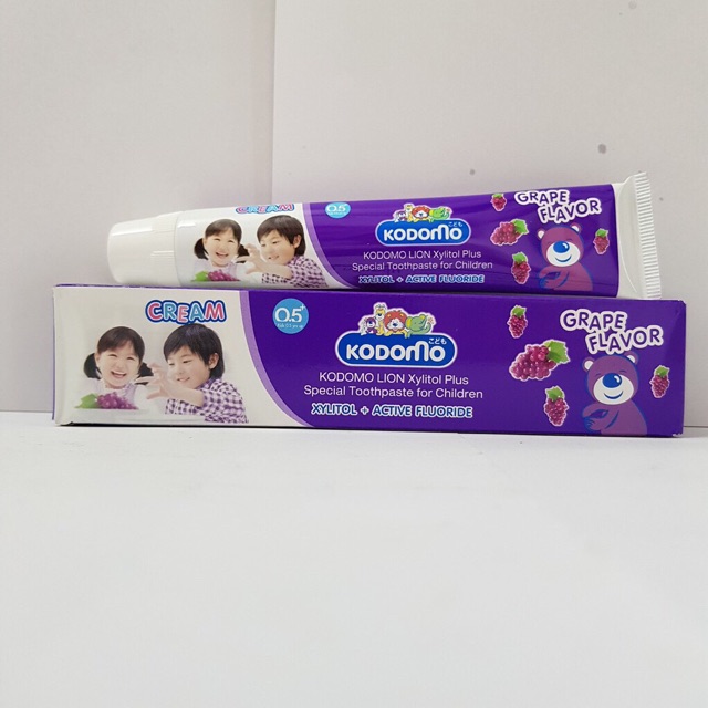 Kem đánh răng trẻ em Kodomo Thái Lan 40g - 65g