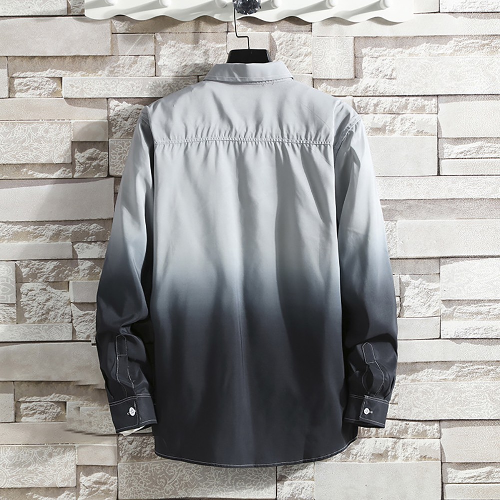 Áo Sơ Mi Nam Dài Tay Màu Gradient Thời Trang | BigBuy360 - bigbuy360.vn