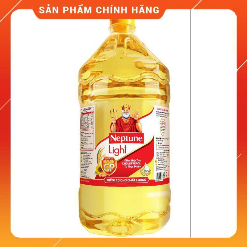 Dầu thực vật cao cấp Neptune Light chai 1 lít, 2 lít