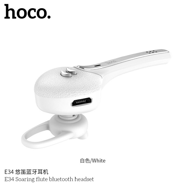 TAI NGHE BLUETOOTH HOCO E34 chất liệu kim loại sang trọng âm thanh lớn rõ ràng pin dùng dược lâu
