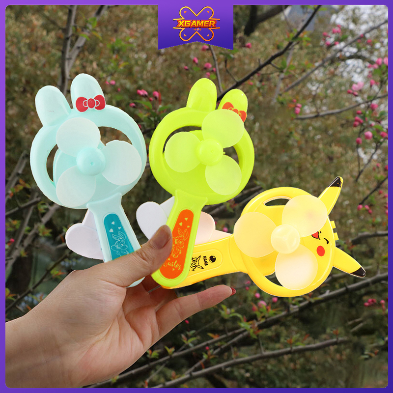 XGamer Portable Cute Cartoon Pressed Handheld Fan