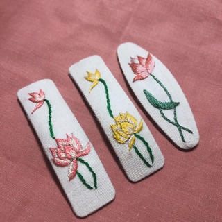 Kẹp tóc thêu tay handmade