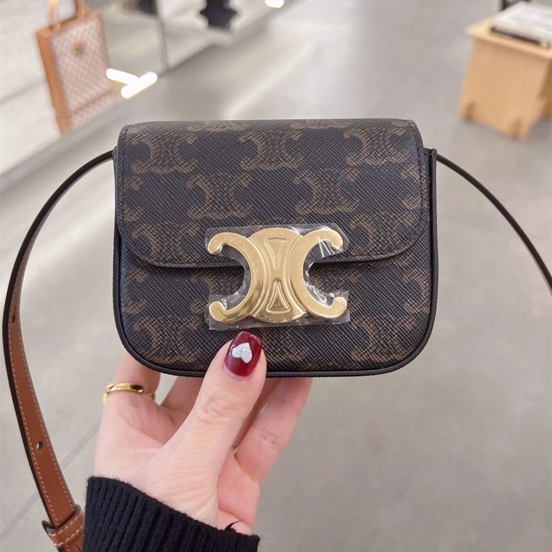 Túi đeo chéo nữ mini vintage túi hộp vuông nhỏ túi đeo vai