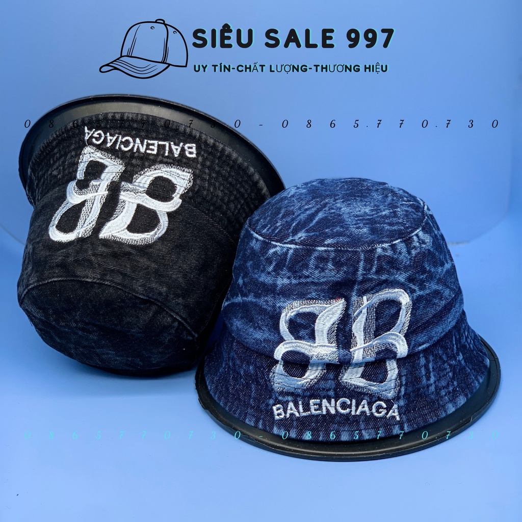 MŨ BUCKET JEAN CỤP LOGO BAA - LENN MẪU MỚI HOT THỜI TRANG CAO CẤP HÀN QUỐC