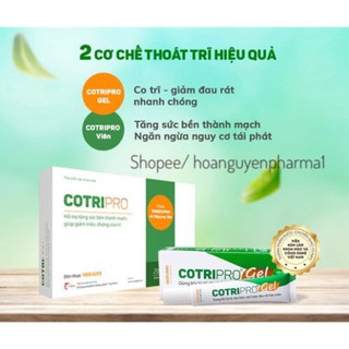 Cotripro Gel và Cotripro viên uống - Hộp 20 viên