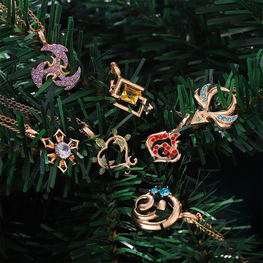 ANEMONE Vòng Cổ Choker Geo Cyro Dendro Electro Pyro 7 Element Thời Trang Cho Nam Và Nữ