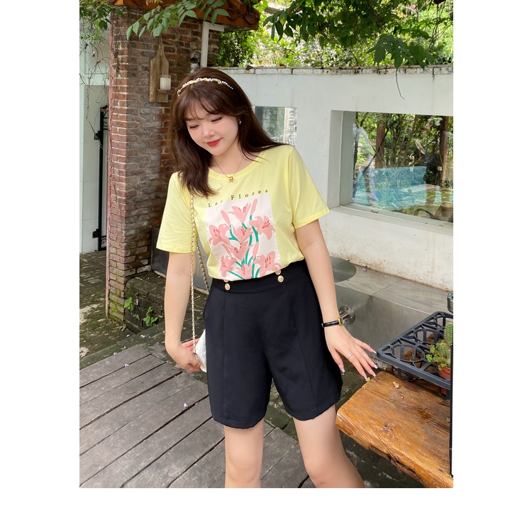 QUẦN SORT 4 NÚT LƯNG CAO , THIẾT KẾ CHE BỤNG VÀ EO TO , DỄ MẶC DỄ MIX ĐỒ.