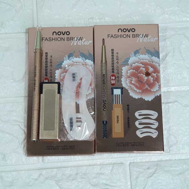 Bộ Chì Mày Định Hình 3 Kiểu Novo Fashion Brow NO.5146