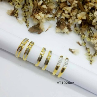 Nhẫn đôi nhẫn cặp bạc 925 xi vàng