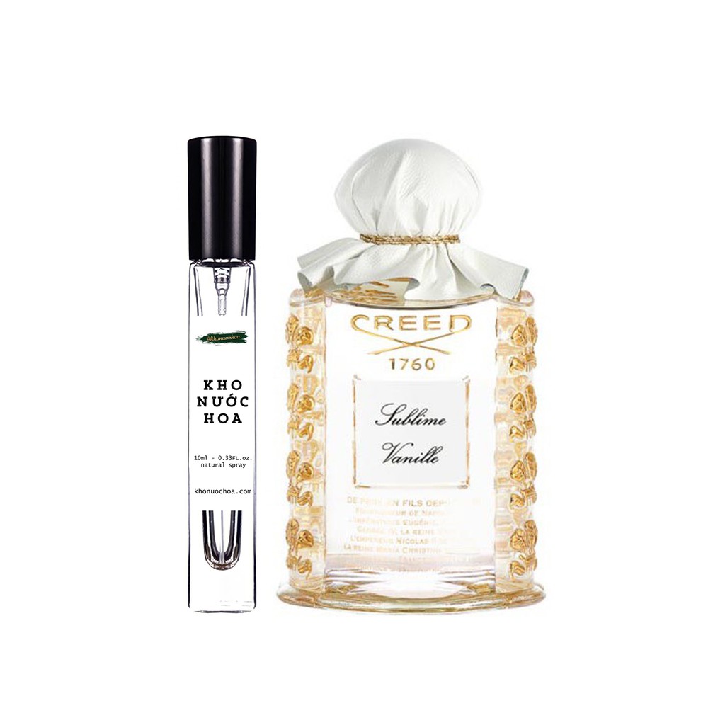 Nước hoa dùng thử Creed  Exclusives Sublime Vanille