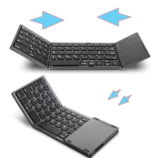 Bàn phím Bluetooth không dây gấp gọn có Touchpad