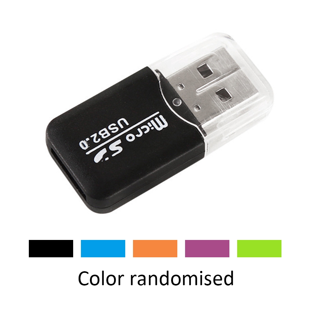 Bộ Chuyển Đổi Đầu Đọc Thẻ Nhớ Micro SD 2.0 USB Mini Tốc Độ Cao Cho Máy Tính Bảng PC