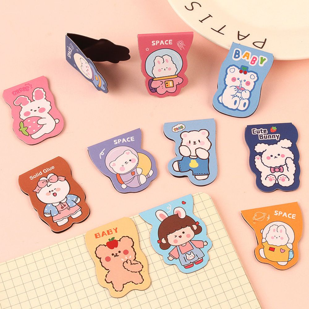 Bookmark mẫu Hoạt hình nam châm Pison, kẹp đánh dấu trang sách xinh xắn - VPP020 - 01 cái